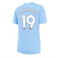 Ženski Nogometni dresi Manchester City Julian Alvarez #19 Domači 2023-24 Kratek Rokav